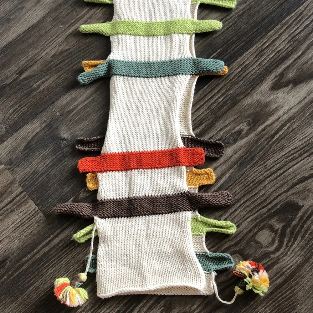 Little Journeys Chicago Alpaca Blend Scarf Quirky Eclectic Boho Multicolor